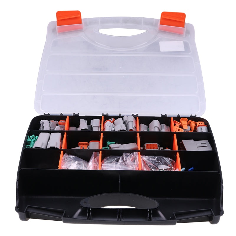 678 Piece Deutsch DT Connector Kit with 14-18 AWG Solid Contacts