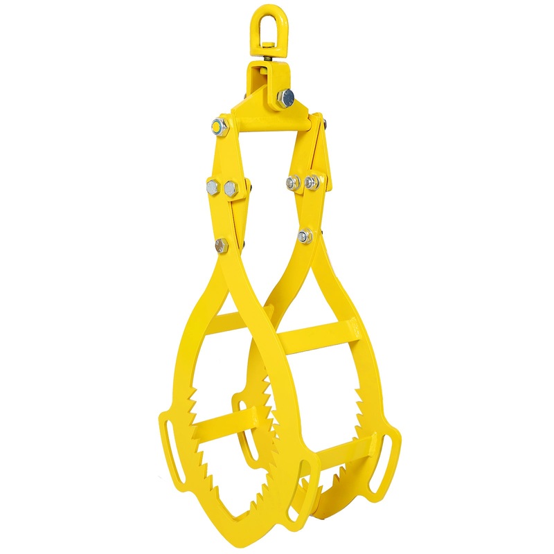 4 Claw Timber Log Lifting Logging Tongs Grabber 32″