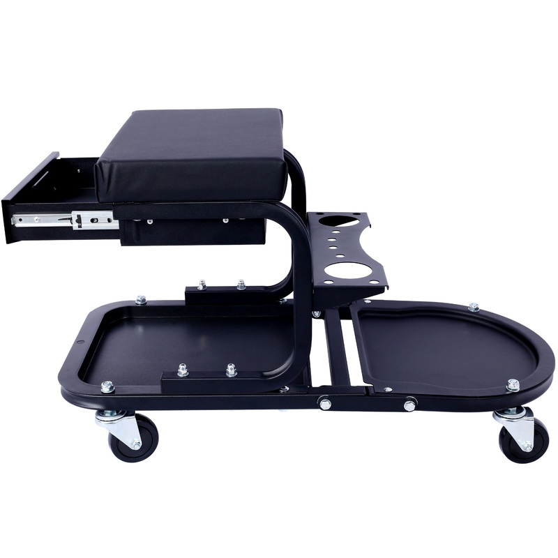 Ultimate Rolling Detailing & Utility Cart 15′ 1/2″ x 8′ 3/4″ x 18′ 1/2″ Black