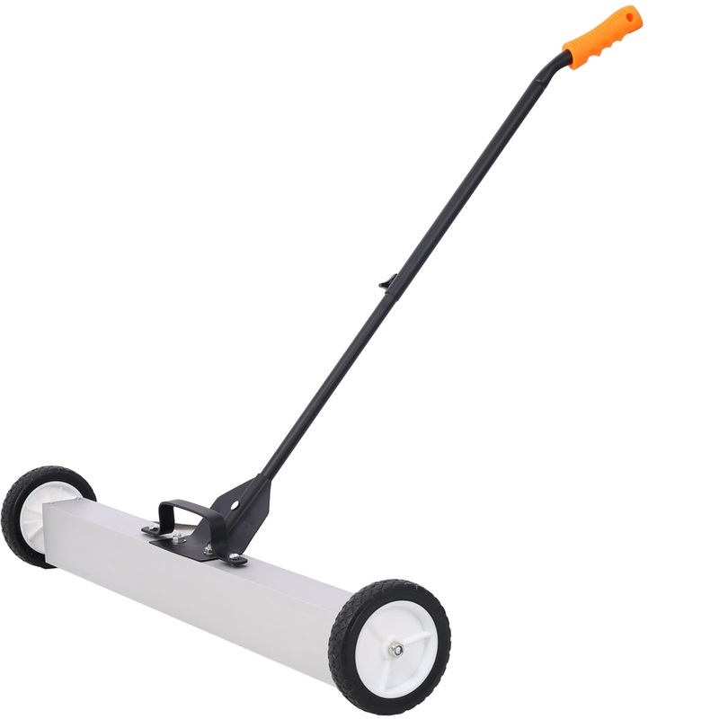36″ Rolling Magnetic Pick-Up Sweeper Heavy Duty Push-Type with Release 30 Lbs Capacity
