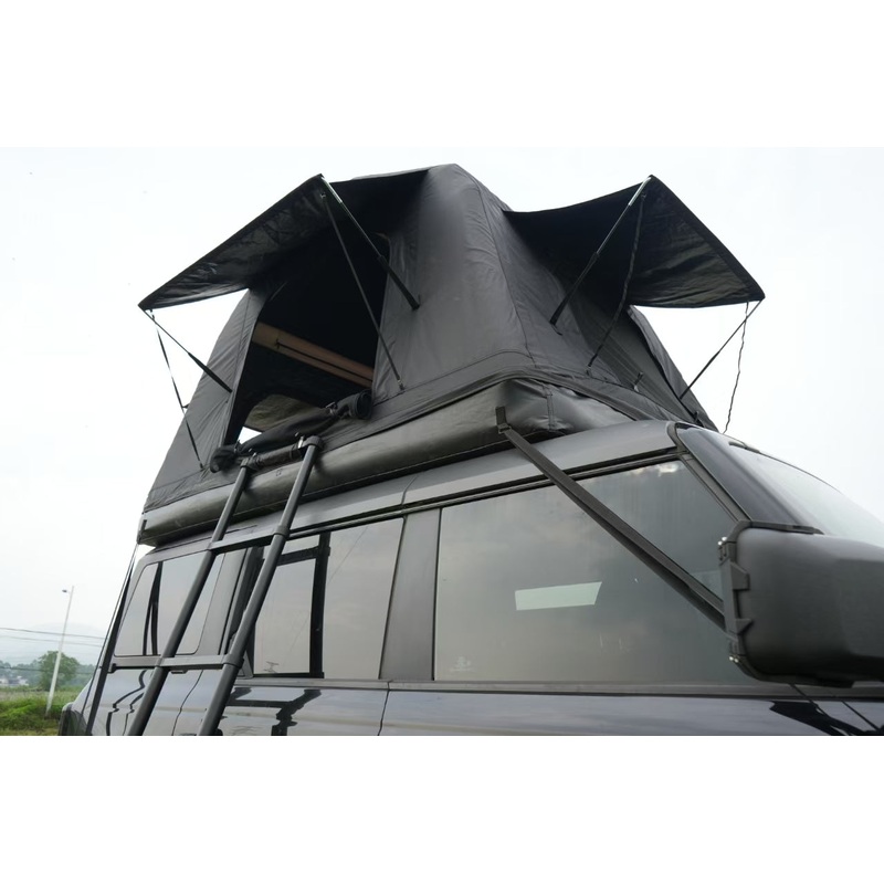 Foldable 2-3 People Amphibious Inflatable Car Roof Top Tent Glamping Camping Tent for SUV Truck and Universal Auto (Without Ladder)