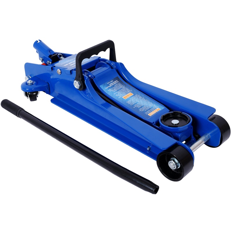 2.5 Ton Low Profile Heavy-Duty Steel Racing Floor Jack with Single Piston Lift Pump Lifting Range 3.5″-14.50″