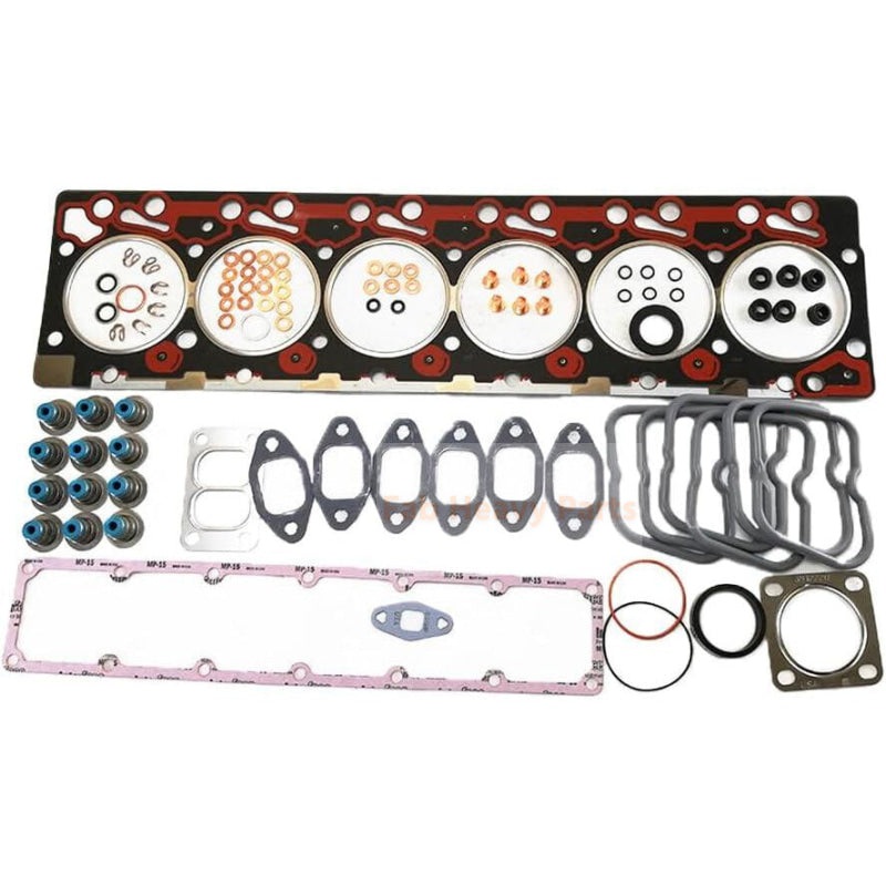 Upper Gasket Set 6731-11-9980 3802363 Compatible with Komatsu 6D102 Fits for Cummins 6B 6BT 6BTA