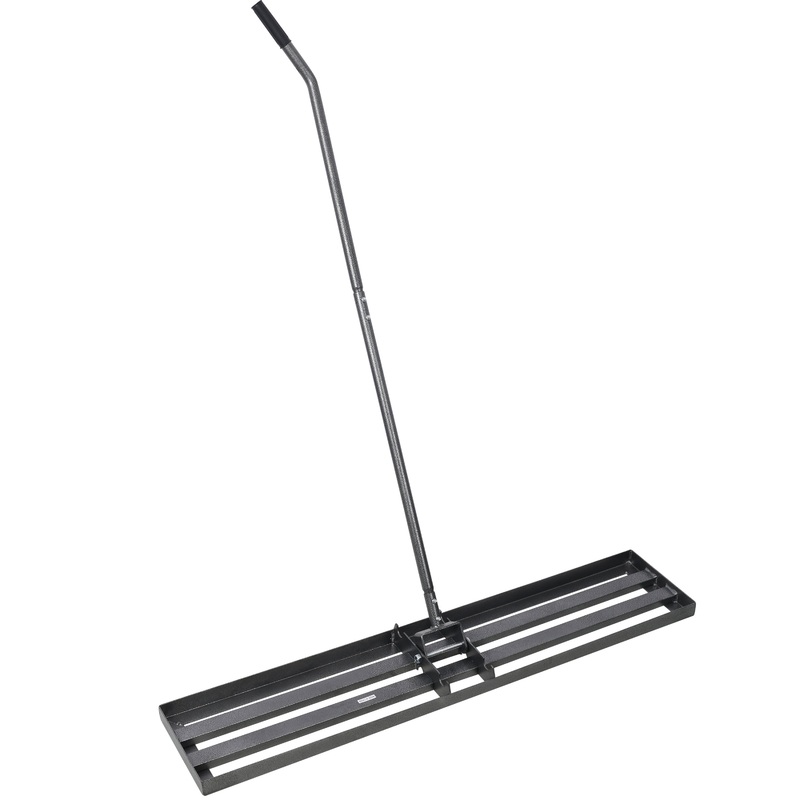 Lawn Leveling Rake Tool 48″x10″ Heavy Duty Effort Saving 7FT Steel Handle