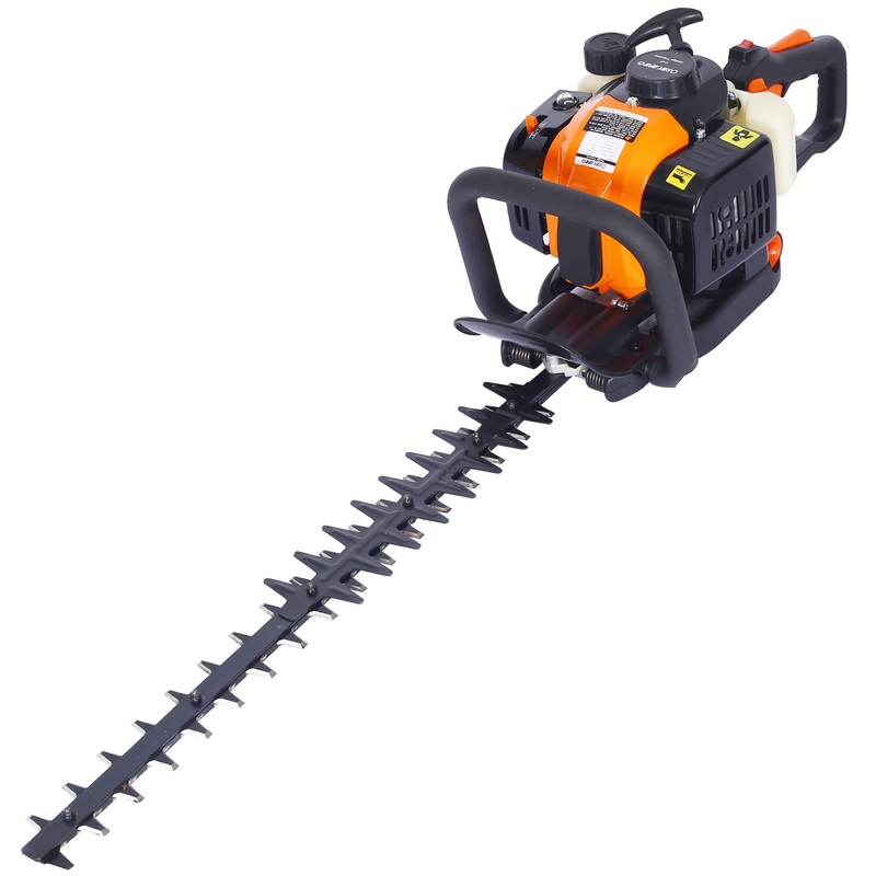 26cc 2 Cycle Gas Powered Hedge Trimmer Double Sided Blade 24″ Recoil