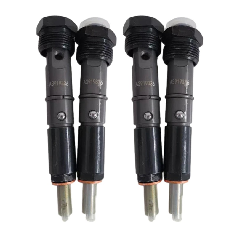 4Piece Fuel Injector 3919336 Fits for Cummins Engine 4-390 4T-390 4BT 4BT3.9 4B 4B3.9 CASE Loader 85XT 570LXT 580L 580SK Tractor 550E 550G Final Clearance