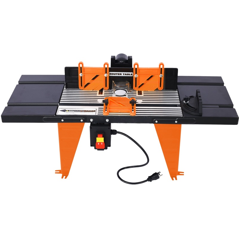 Electric Benchtop Router Table Wood Working Tool–Black+Orange