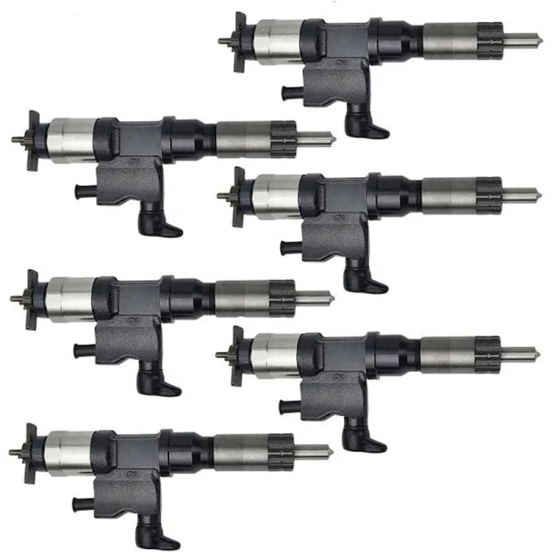 6PCS Fuel Injector 095000-6366 For Denso Isuzu 4hk1 6hk1 Engine Final Clearance