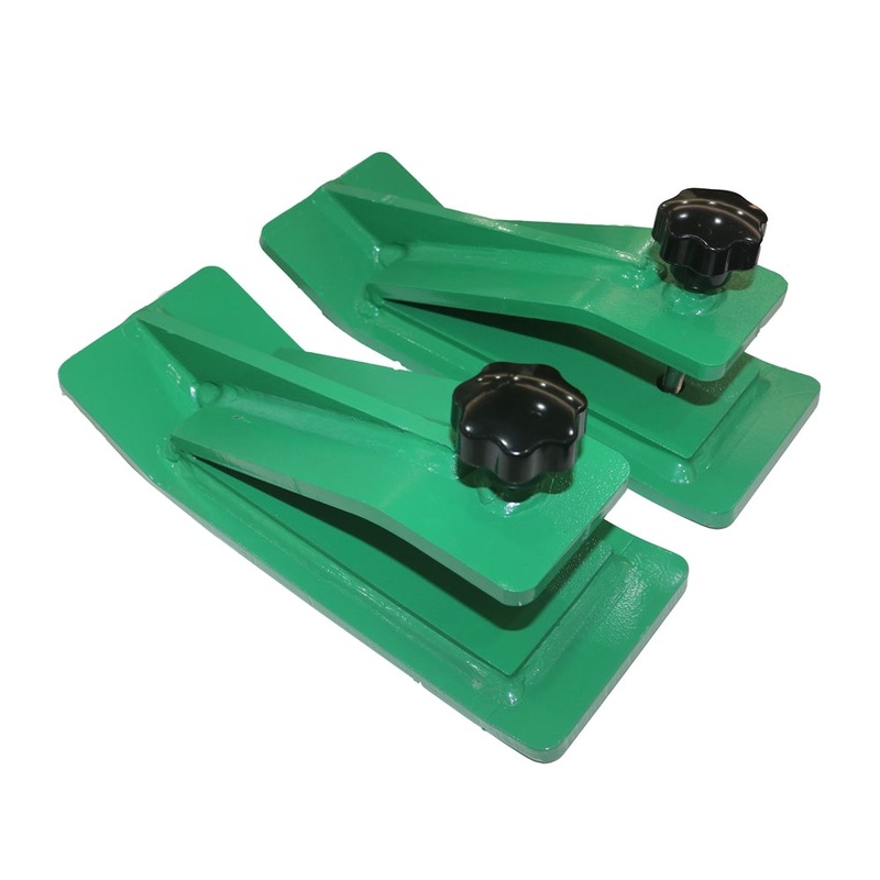 2 Pcs Tractor Bucket Protector Ski Edge Protector 12″ Long Turf Tamer Skid Protector 4.5″ Width Heavy Duty Steel Bucket Attachment