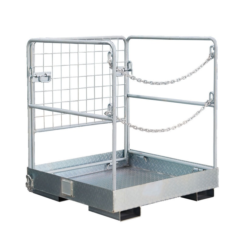 36’x36′ Forklift Safety Cage Work Platform Heavy Duty 1150lbs Capacity