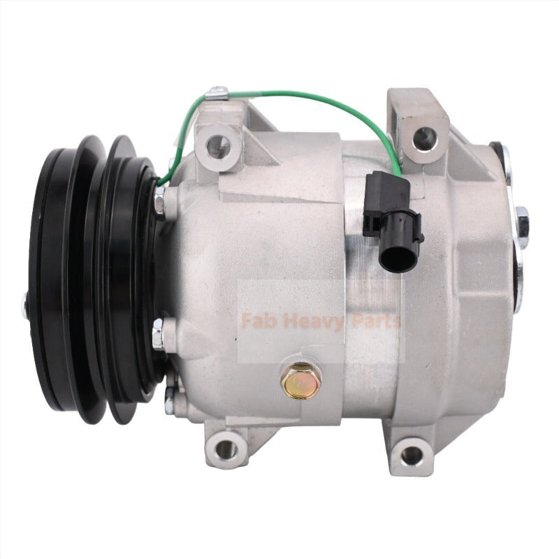 V5 A/C Compressor 11Q6-90040 11Q6-90041 Fits for Hyundai Excavator HW140 HW160 HW210 HX140L HX160L HX180L Final Clearance