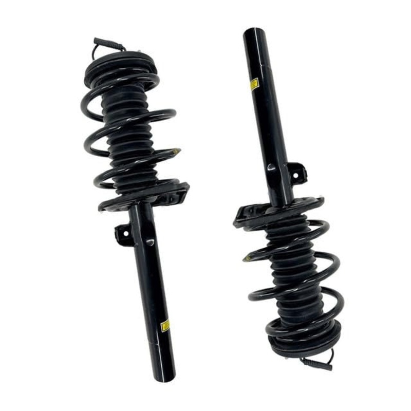 31311091557 31311091558 2PCS Front Shock Struts Spring Assembly w/EDC Fits for BMW E38 730iL 740iL 750iL 1995-2001