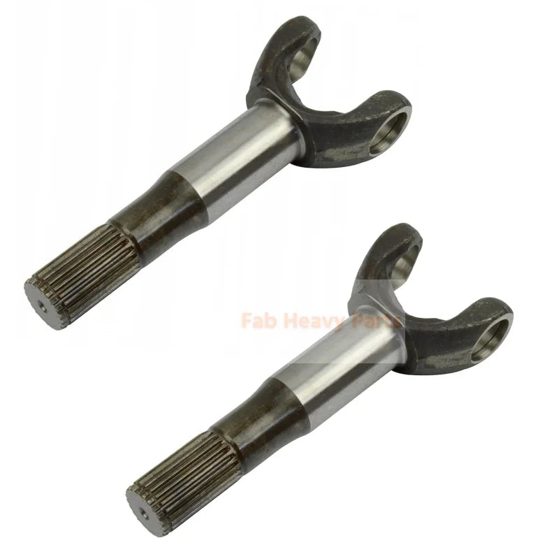 2PCS Front Axle Short Shaft 87306929 Fits for New Holland Backhoe LB75.B LB90.B LB110 LB95 LB75 B90B B95 B110