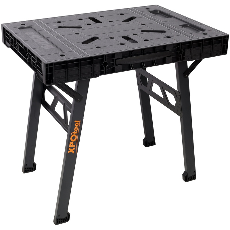 Foldable Workbench Portable Workstation 1650LBS Capacity–Black