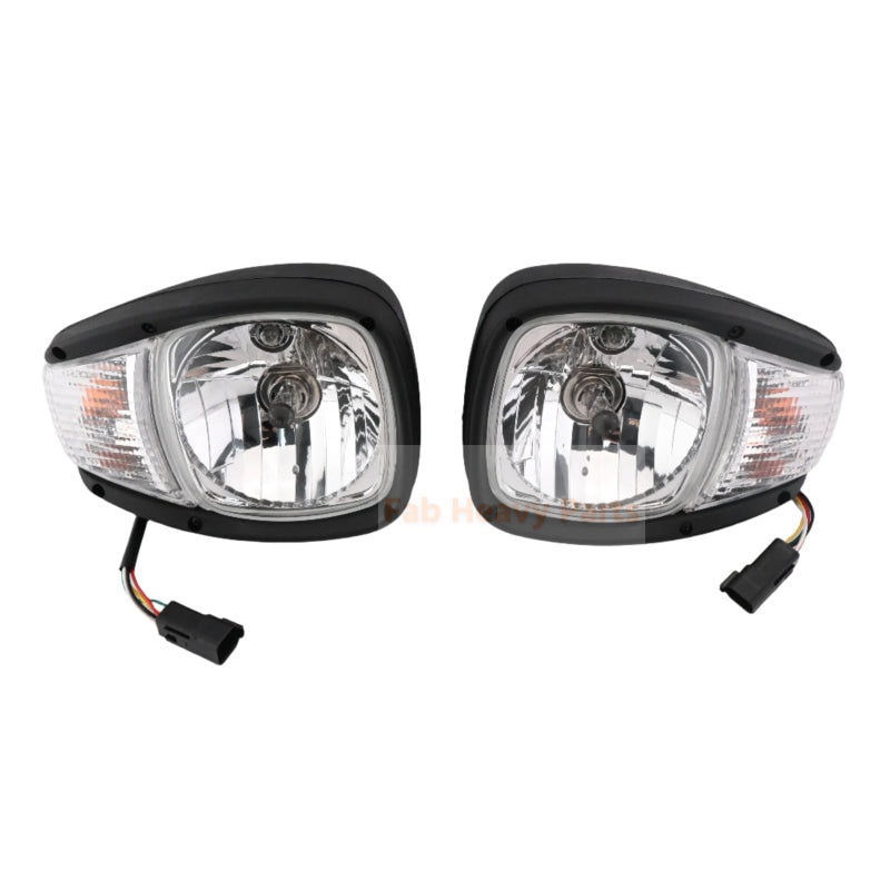 24V Headlight 344-3456 3443456 344-3455 3443455 Fits for Caterpillar CAT Engine C7 C6.6 C4.4 Loader 924H 924K 930G 930K Right hand