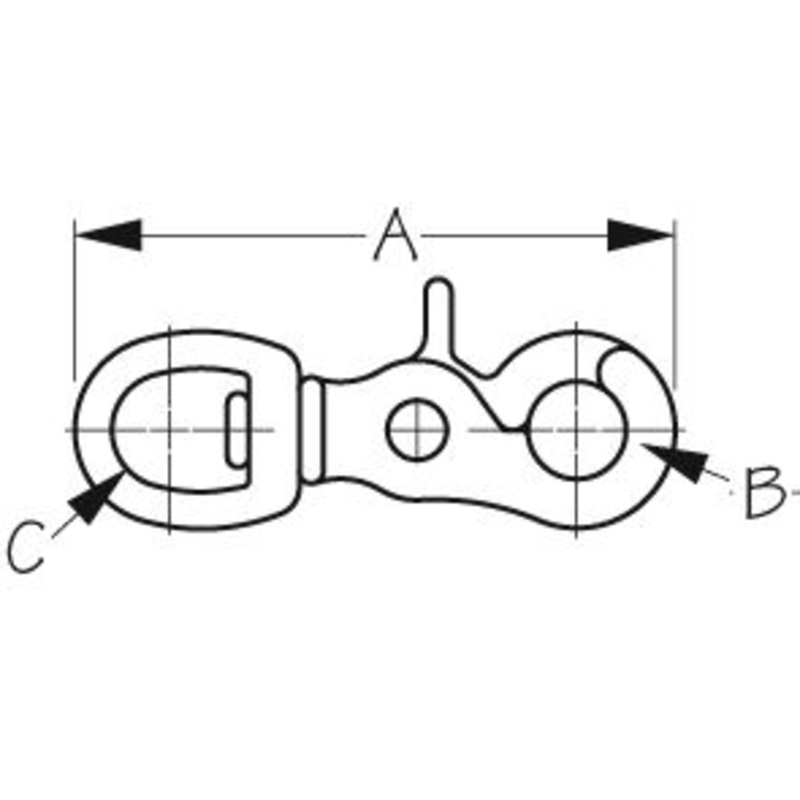 Sea-Dog Line 139800-1 1398001 Trigger Snap – Brass