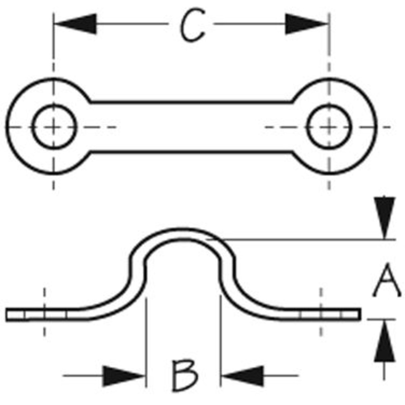 Sea-Dog Line 81103 081103 Pad Eye 3/4″ Stainless, Bulk