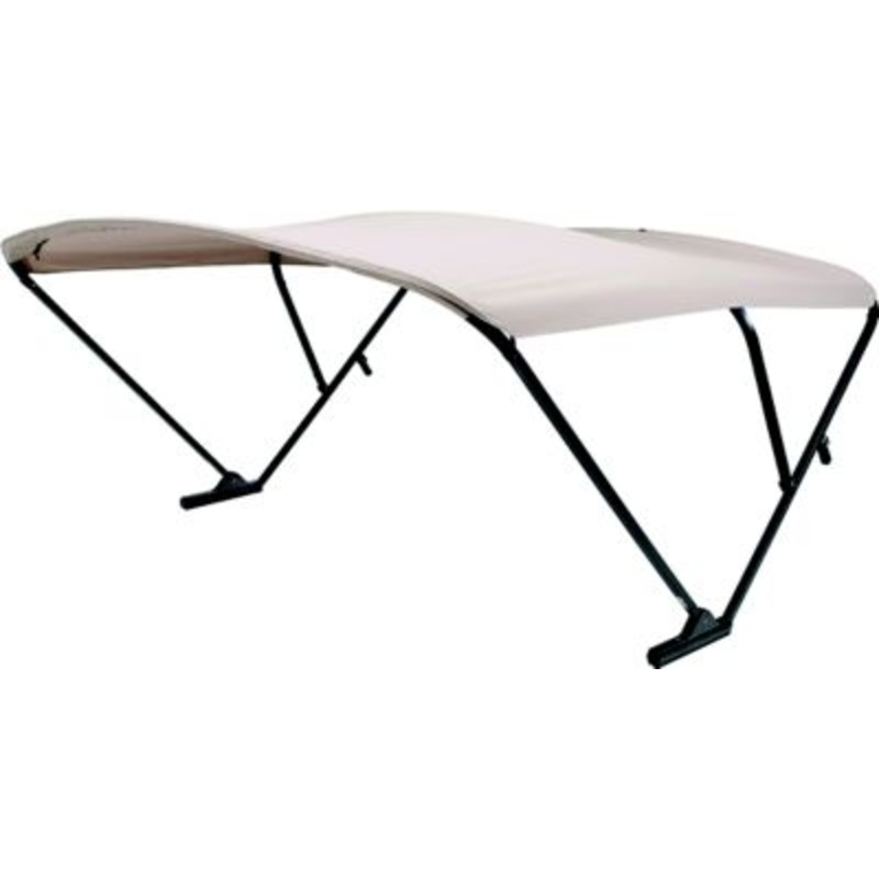 Taylor Made Products 2021133089 Sureshade Power Bimini w/Battery Option, Beige w/Black Anodized Frame