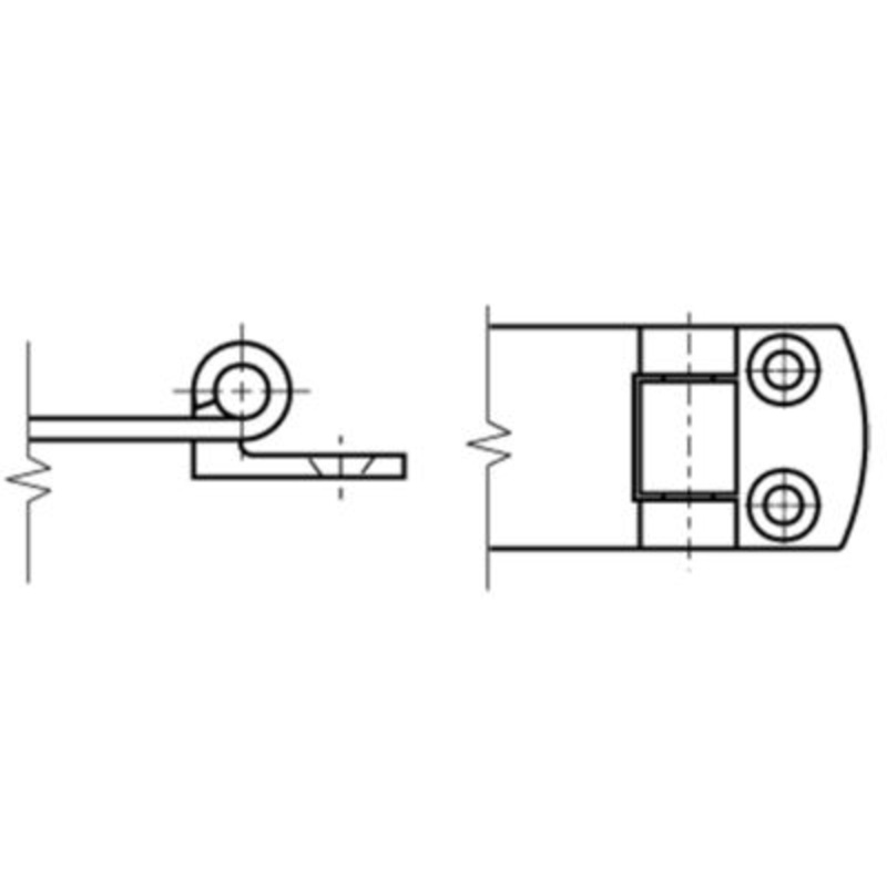 Sea-Dog Line 221136-1 SeaDog 221133 Heavy Duty Swivel Hasp Angle Style | 304 Stainless Steel #8 Fastener 3-1/8″ x 1-1/8″