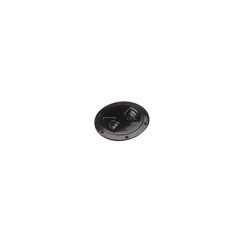 Sea-Dog Line 337155 Screw Out Deck Plate, 5″ Black