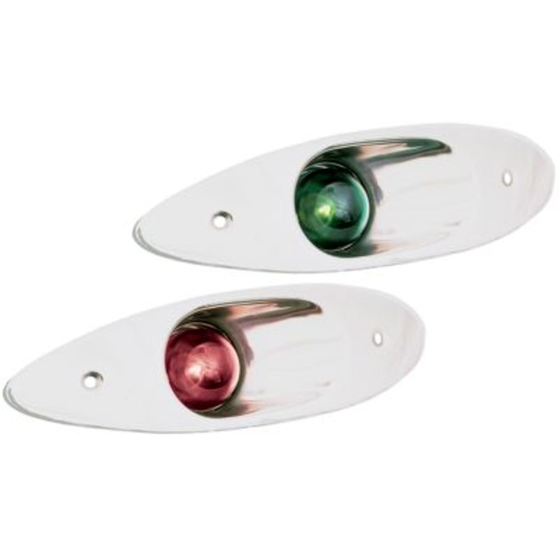 Sea-Dog Line 400080-1 4000801 LED Flush Mount Side Lights, Stainless, 1 pr.