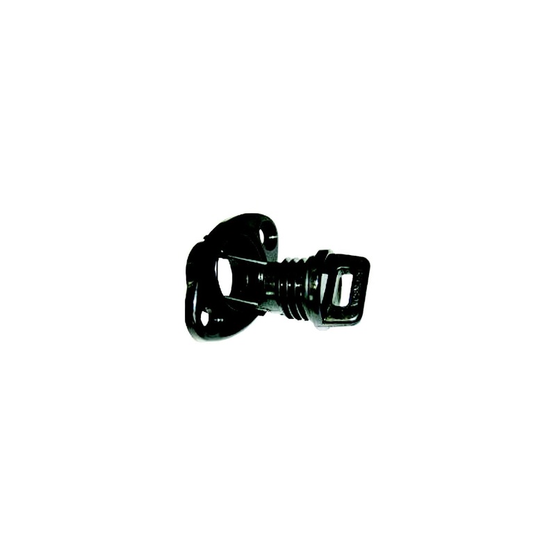 Beckson DP10-B DP10 Screw Type 1″ Drain Plug With Gasket, Black