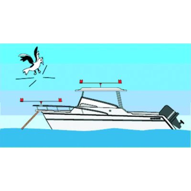 Gullsweep GS1 6′ System w/Deck Mount
