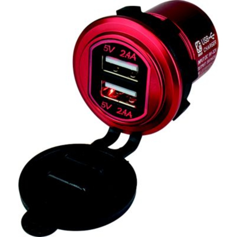 Sea-Dog Line 426504-1 4265041 Dual USB Power Socket