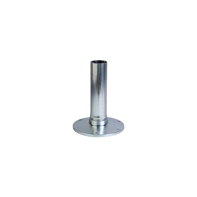 GARELICK 75532 Garelick EEz-in Fixed Overall Height 2.875″ Seat Base, Ribbed Stanchion, Satin Anodized Finish