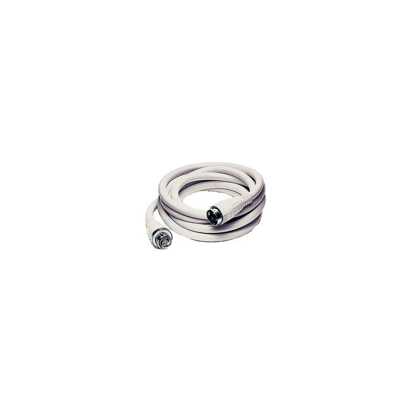 Hubbell HBL61CM52W 50A 125/250V Vinyl Jacketed Pre Wired 50′ Shore Power Cable Set