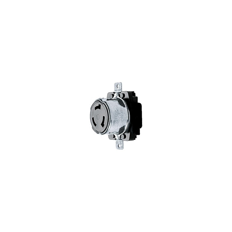 Hubbell HBL63CM69 Heat Resistant Thermoset Base Single 50A Receptacle