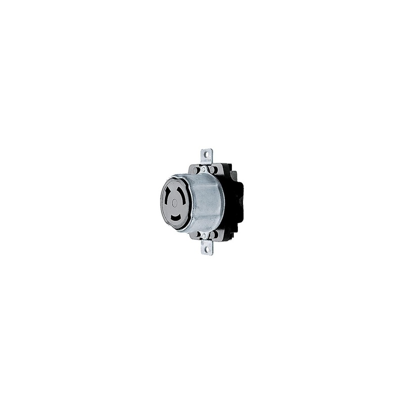 Hubbell HBL63CM70 Heat Resistant Thermoset Base Single 50A Receptacle