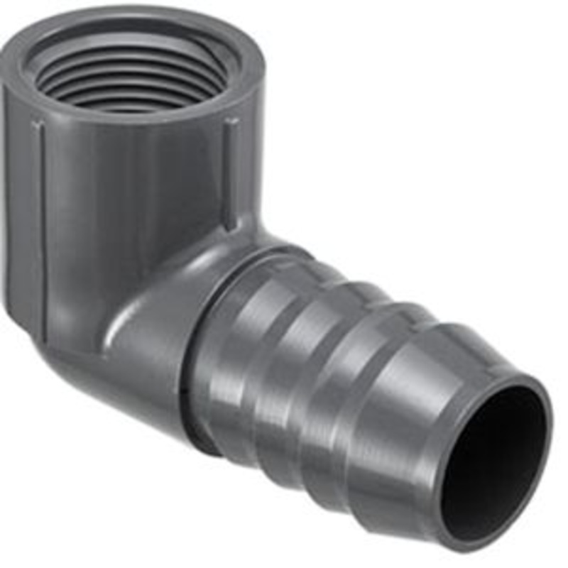 Brass Fittings 1407-101 1407101 PVC 90 Reducing Elbow, 3/4″ x 1/2″