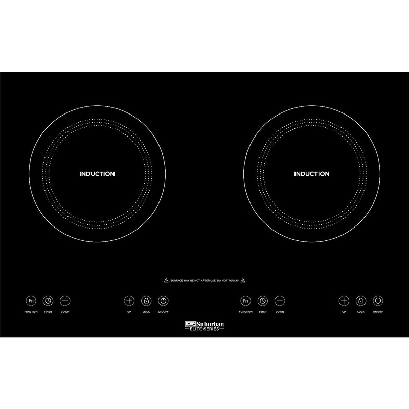Suburban Mfg 3308A 3309A Elite Series Induction Cooktop, Double Element