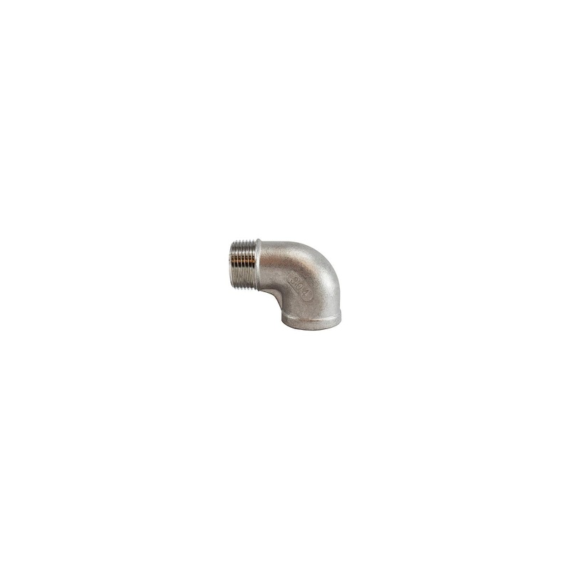 Brass Fittings 64-165 64165 304 Stainless Steel 90 Street Elbow, 1″