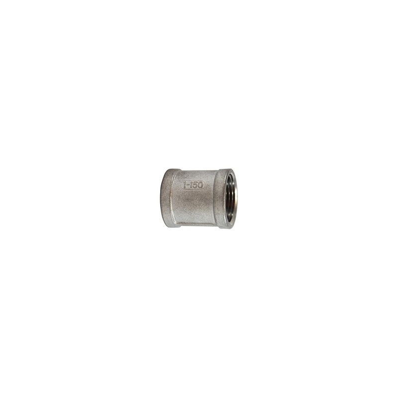 Brass Fittings 64-411 64411 304 Stainless Steel Coupling, 1/4″