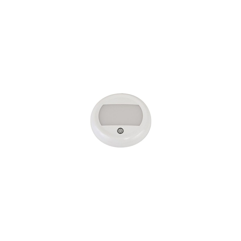 Scandvik 41323P LED Dome Light w/Touch Switch, 5-1/8″