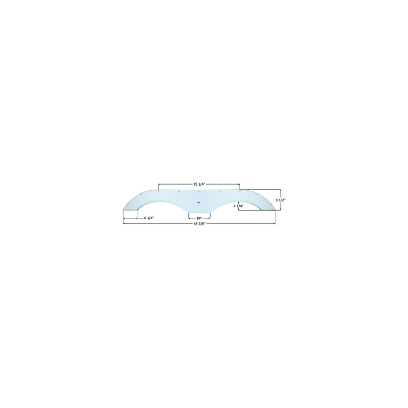 Icon Technologies 1776 01776 Fender Skirts  Tandem FS17710, Black