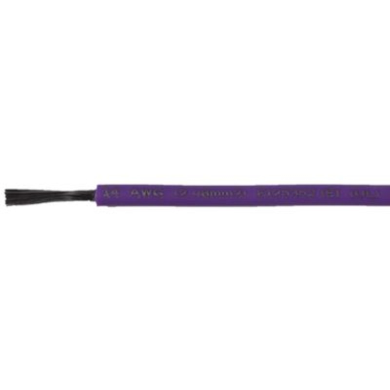 Cobra Wire and Cable A1014T14100FT Primary Tinned Copper Wire, 14 AWG, 100′, Purple