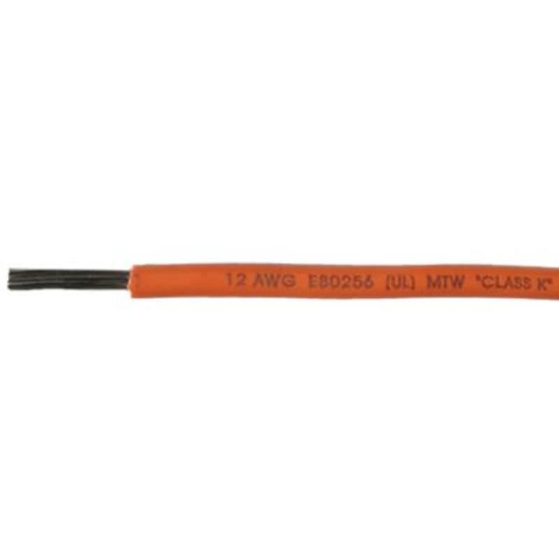 Cobra Wire and Cable A1014T15100FT Primary Tinned Copper Wire, 14 AWG, 100′, Orange