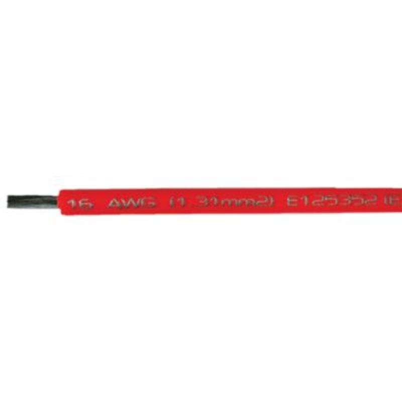 Cobra Wire and Cable A1016T01250FT Primary Tinned Copper Wire, 16 AWG, 250′, Red