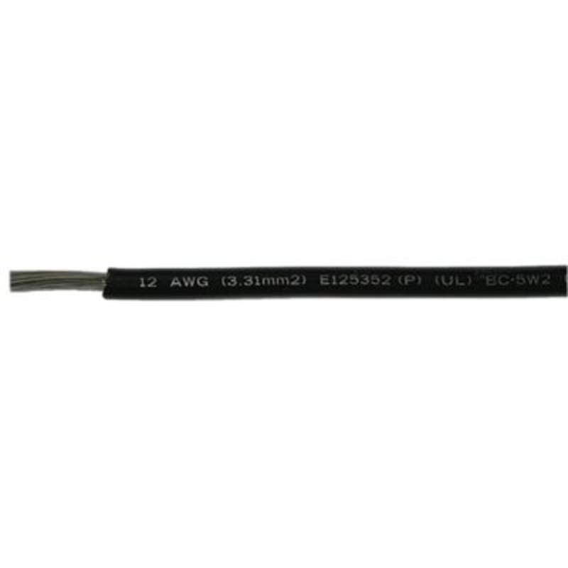 Cobra Wire and Cable A1016T07100FT Primary Tinned Copper Wire, 16 AWG, 100′, Black