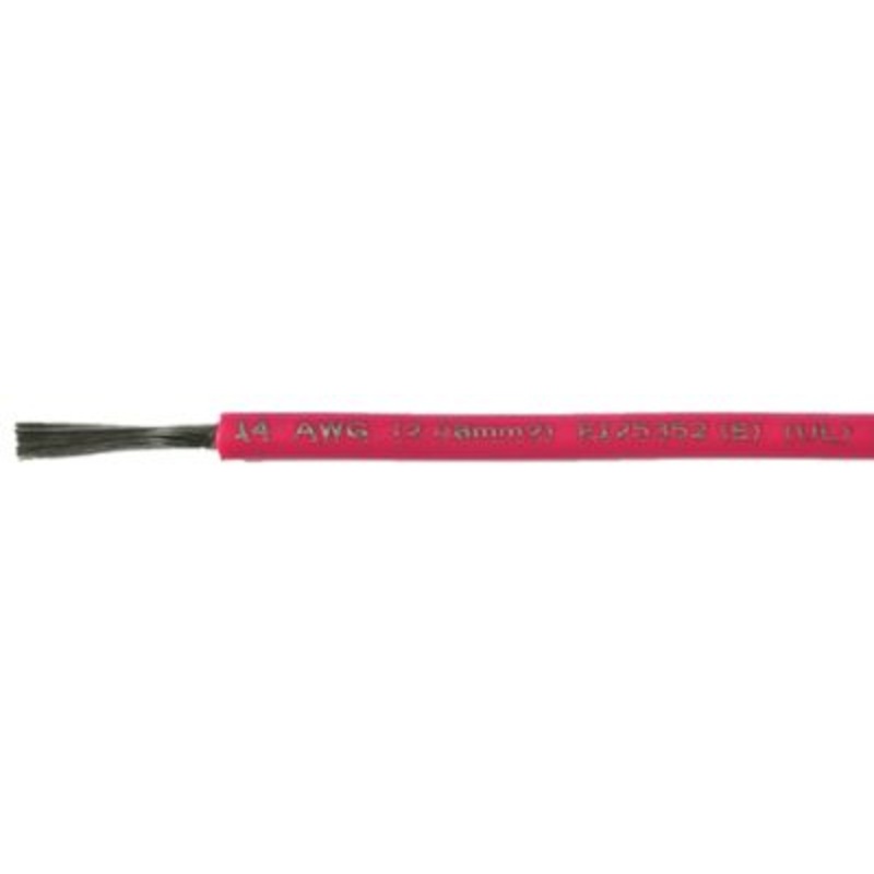 Cobra Wire and Cable A1016T09100FT Primary Tinned Copper Wire, 16 AWG, 100′, Pink