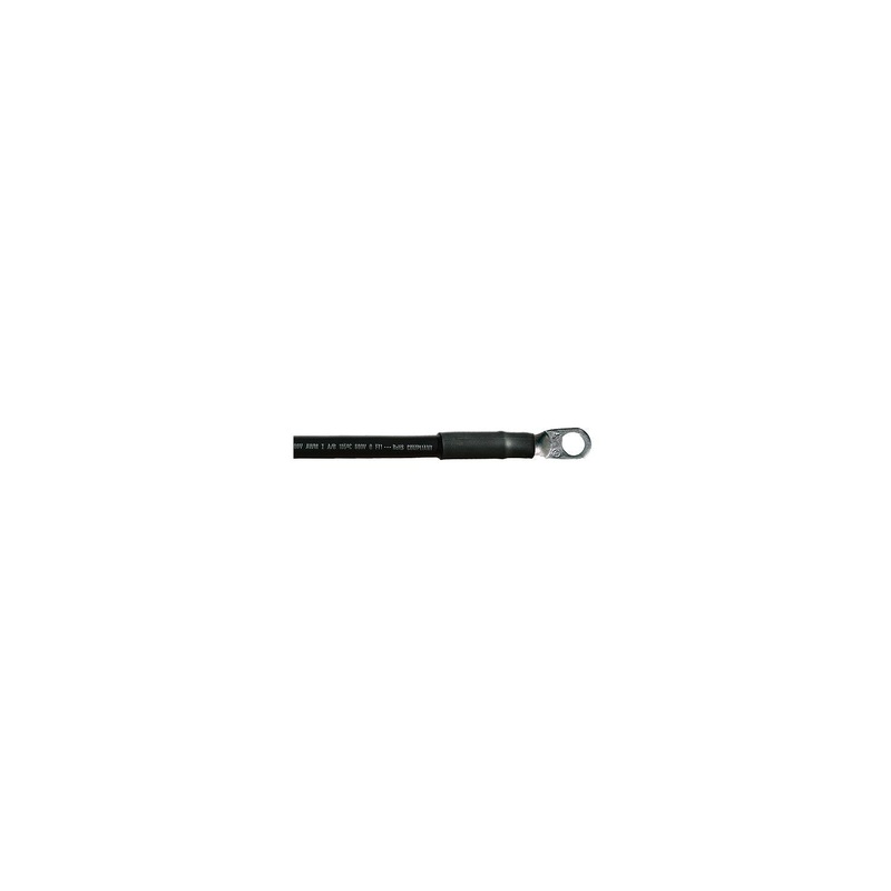 Cobra Wire and Cable A2004T0736IN Tinned Copper Battery Cable, 4 AWG, 36″, Black