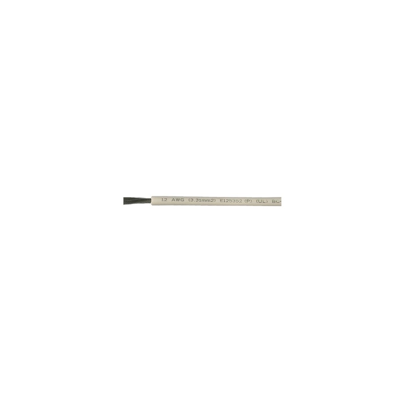 Cobra Wire and Cable A2018T05100FT Primary Tinned Copper Wire, 18 AWG, 100′, White