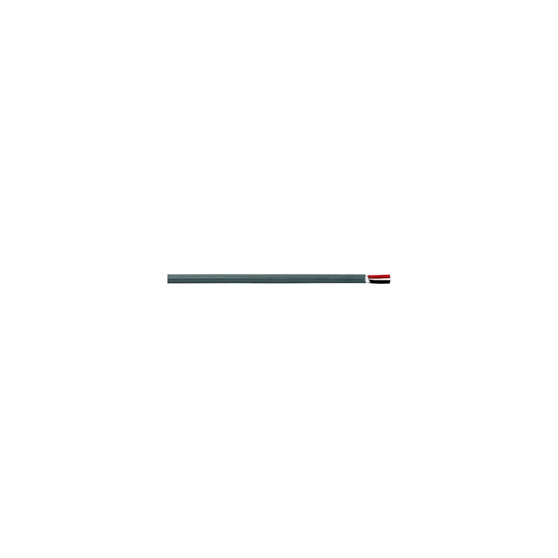 Cobra Wire and Cable B6G14T21100FT Tinned Copper Round Duplex Wire, 14/2, 100′, Gray