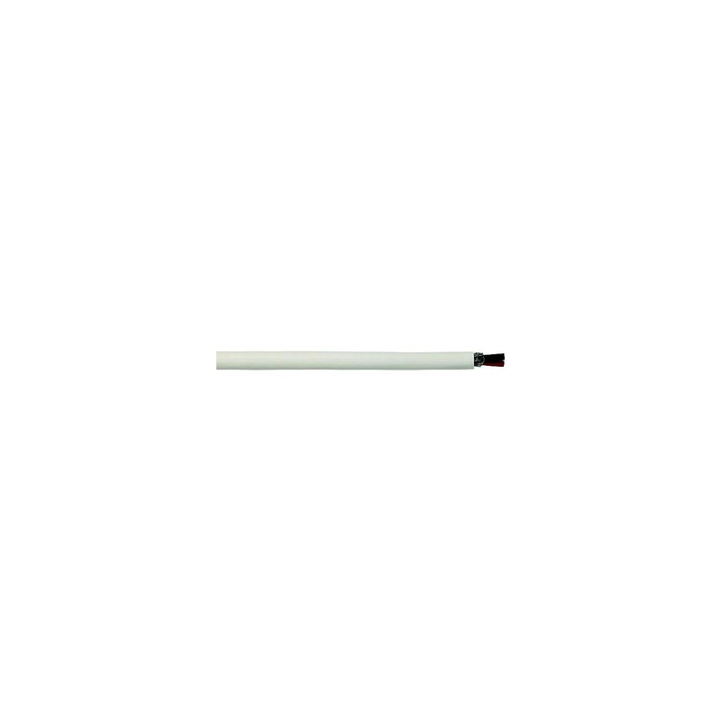 Cobra Wire and Cable B6W12T21100FT Tinned Copper Round Duplex Wire, 12/2, 100′, White