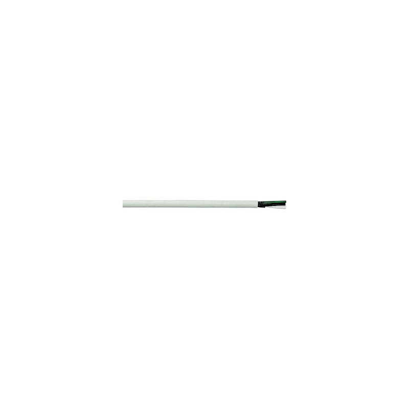 Cobra Wire and Cable B6W14T30100FT Tinned Copper Round Triplex Wire, 14/3, 100′, White