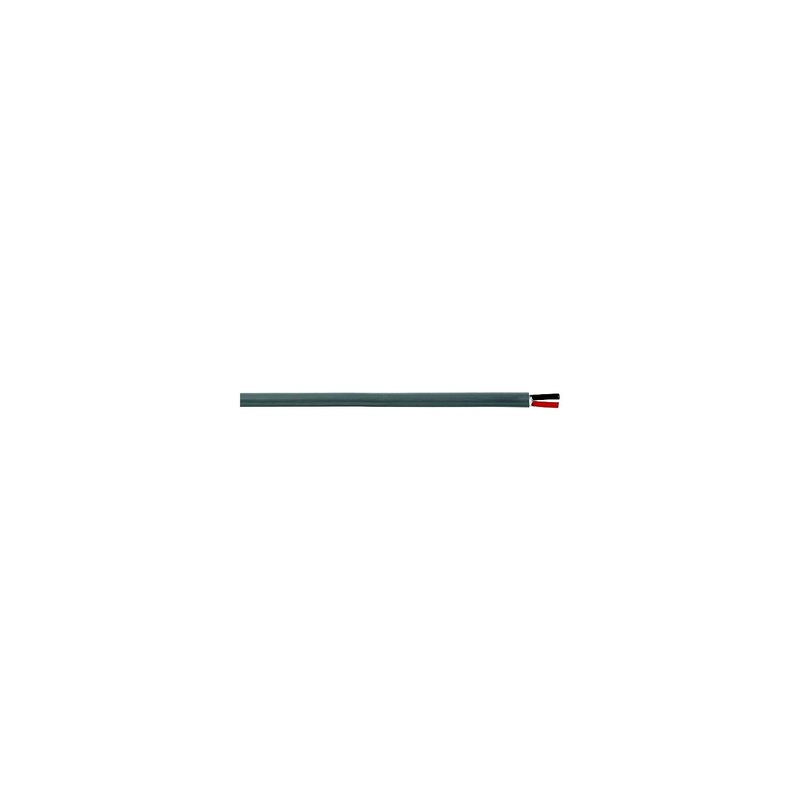 Cobra Wire and Cable B7G10T22100FT Tinned Copper Flat Duplex Wire, 10/2, 100′, Gray
