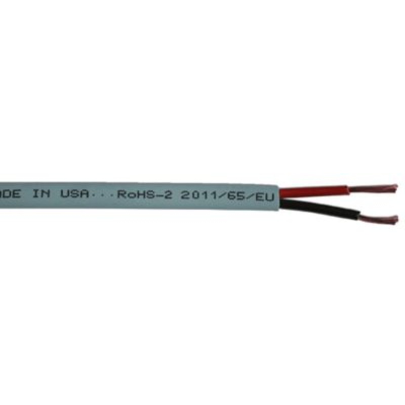 Cobra Wire and Cable B7G14B21100FT Bare Copper Duplex Wire, 14/2, 100′, Gray
